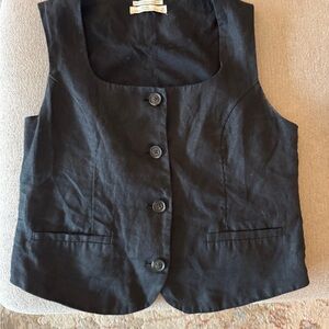 Abercrombie linen vest